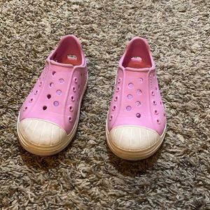 Pink Crocs